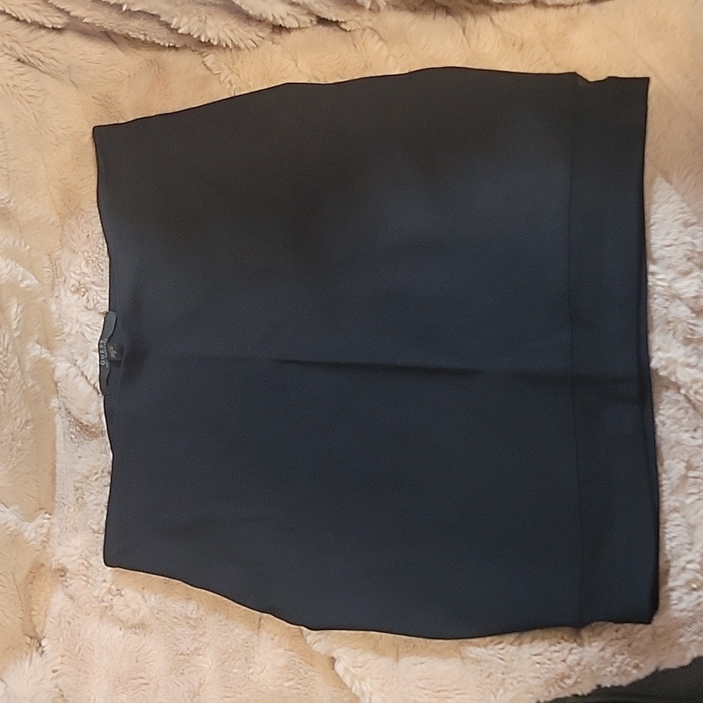 DONATED!!!!!   Guess Black mini skirt with mesh trim